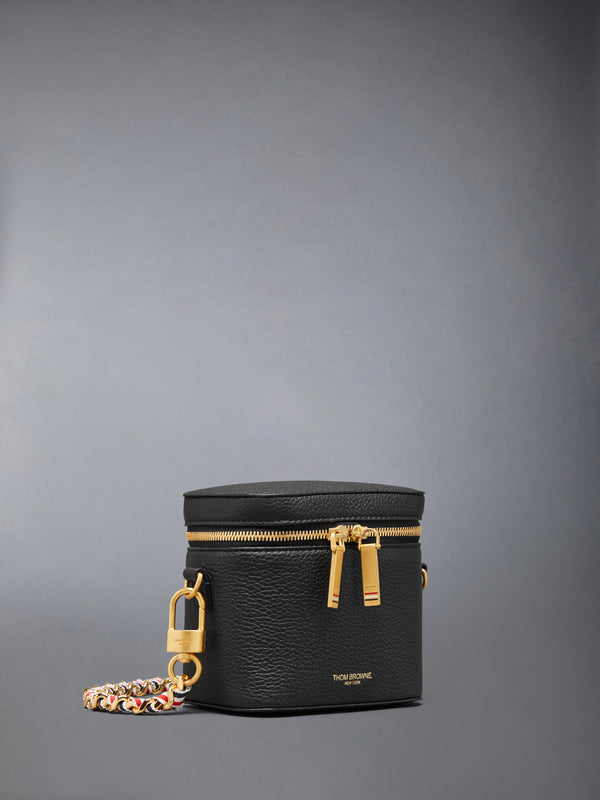 BOX POUCH IN SOFT PEBBLE GRAIN LEATHER - image 2