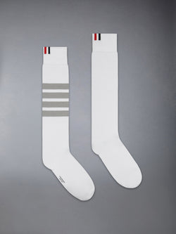 COTTON 4-BAR MID CALF SOCK