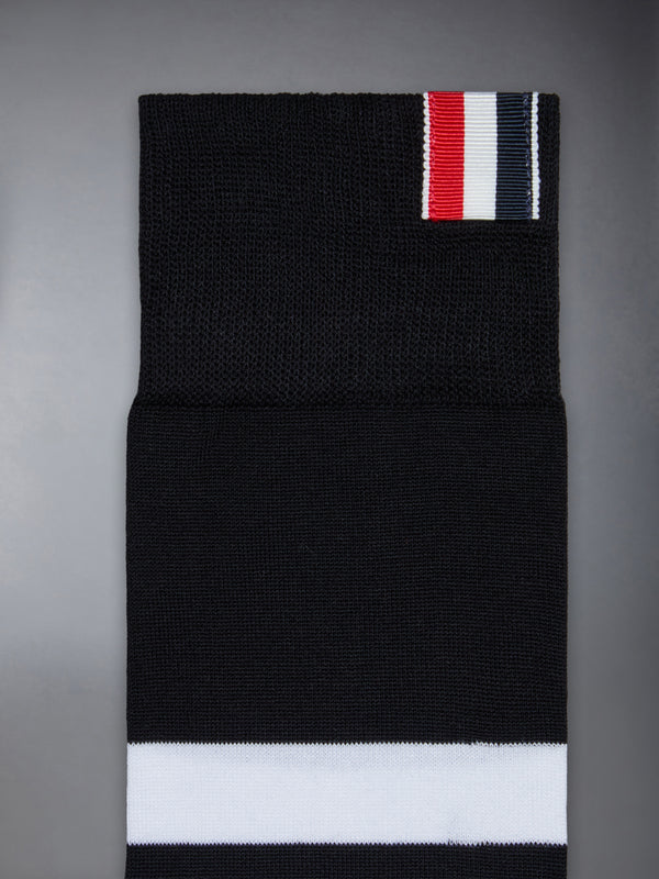 LIGHTWEIGHT COTTON 4-BAR OVER THE CALF SOCK - image 2