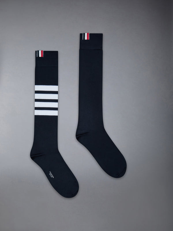 LIGHTWEIGHT COTTON 4-BAR OVER THE CALF SOCK - featured image