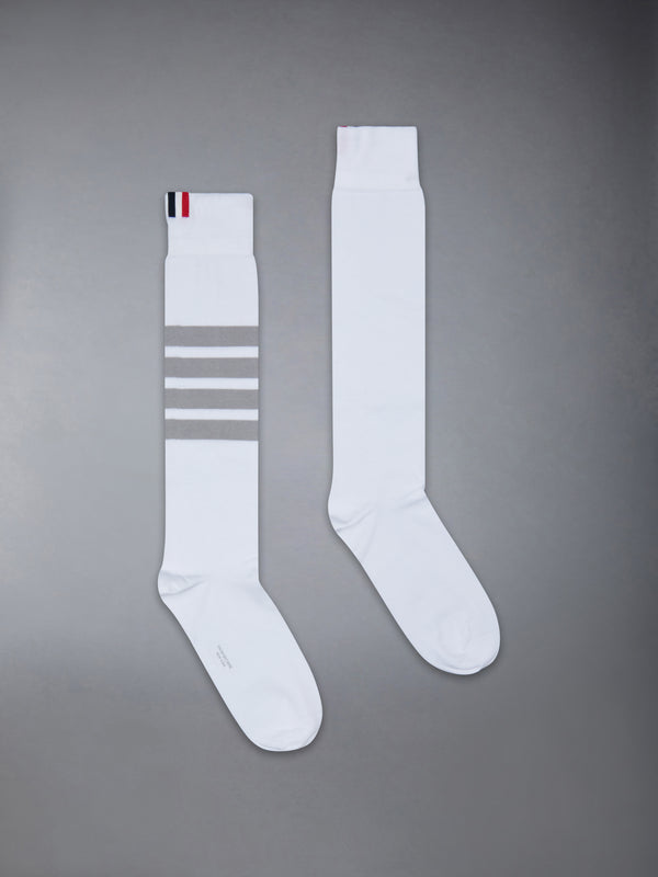 LIGHTWEIGHT COTTON 4-BAR OVER THE CALF SOCK - featured image