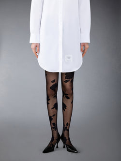 ROSE JACQUARD SHEER TIGHTS