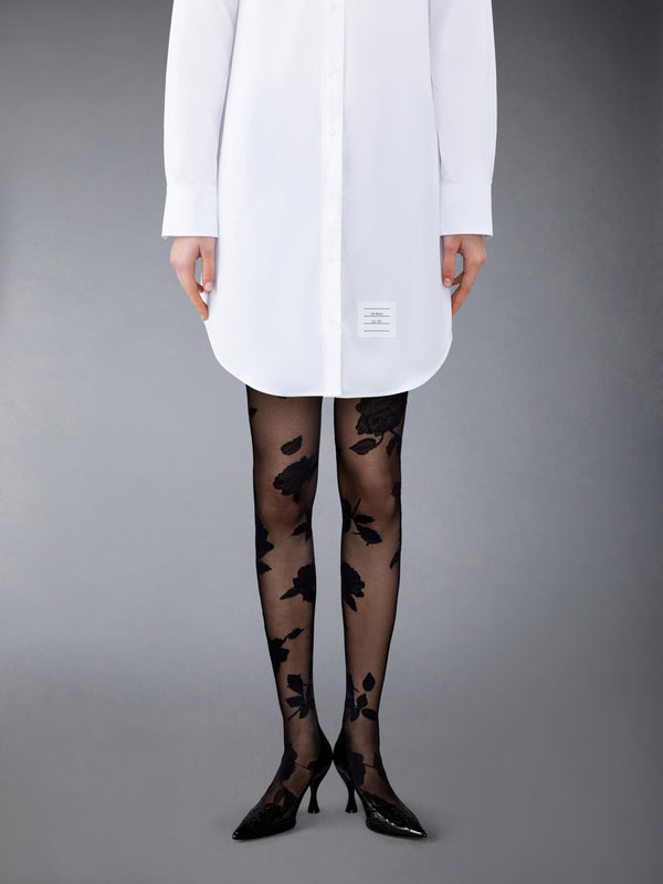 ROSE JACQUARD SHEER TIGHTS - featured image