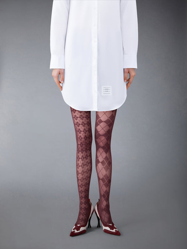 FUNMIX ARGYLE SHEER TIGHTS - featured image