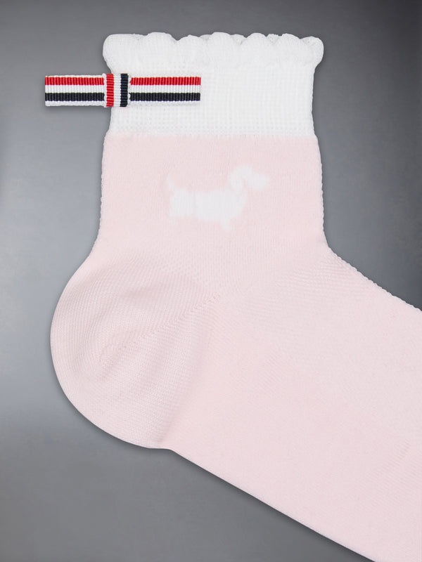 POINTELLE STITCH HECTOR CREW SOCKS - image 2