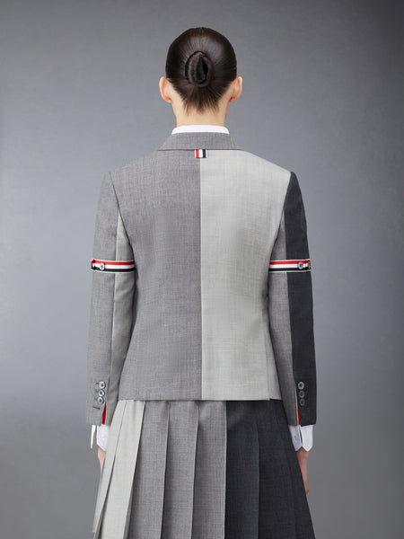 FUNMIX WOOL FRESCO SPORT COAT DARK GREY