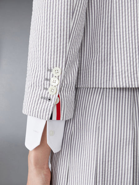SEERSUCKER HIGH ARMHOLE SPORTCOAT MEDIUM GREY