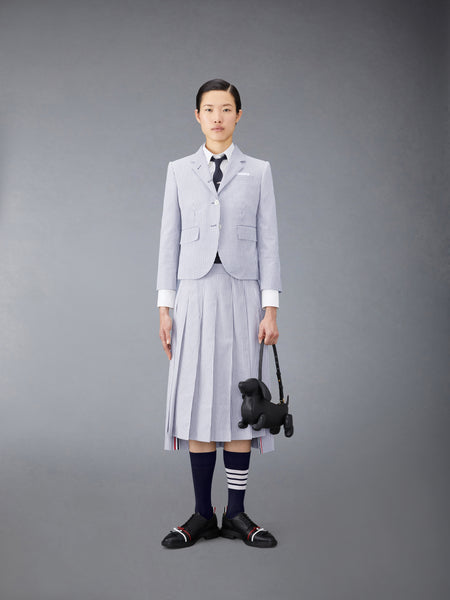 SEERSUCKER HIGH ARMHOLE SPORTCOAT NAVY