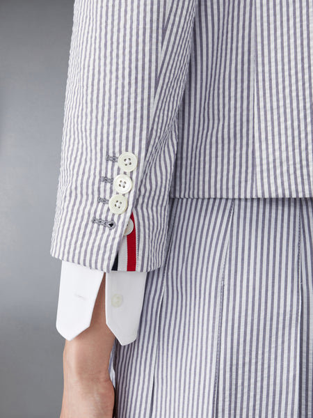 SEERSUCKER HIGH ARMHOLE SPORTCOAT NAVY