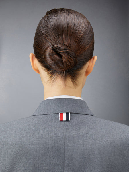 PLAIN WEAVE 4-BAR SPORT COAT MED GREY