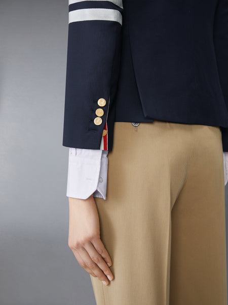 PLAIN WEAVE 4-BAR SPORT COAT NAVY
