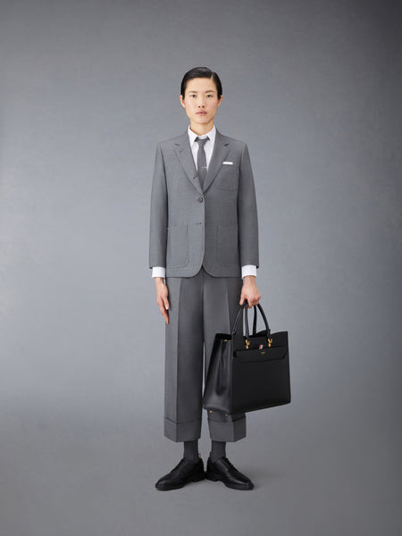 SUPER 120’S TWILL SACK SPORTCOAT MED GREY