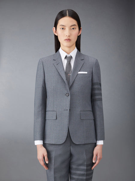 TWILL SCHOOL UNIFORM 4-BAR CLASSIC SPORT COAT MED GREY