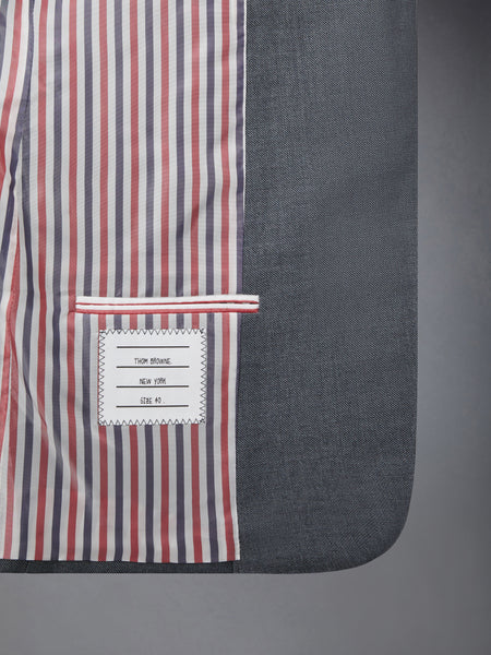 TWILL SCHOOL UNIFORM 4-BAR CLASSIC SPORT COAT MED GREY