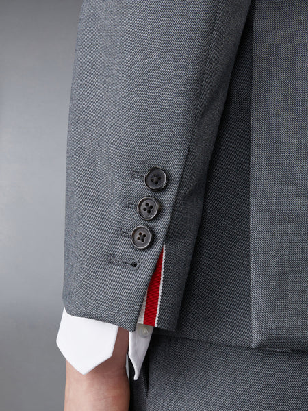 TWILL SCHOOL UNIFORM 4-BAR CLASSIC SPORT COAT MED GREY