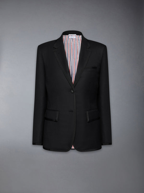SUPER 120'S TWILL GROSGRAIN TIPPING SPORTCOAT - featured image