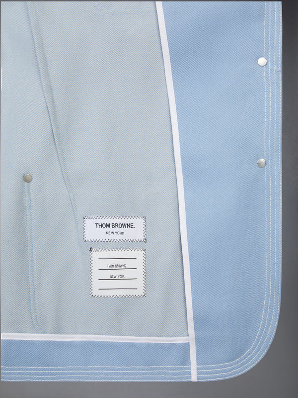 UNCONSTRUCTURED DENIM SACK SPORTCOAT - image 4