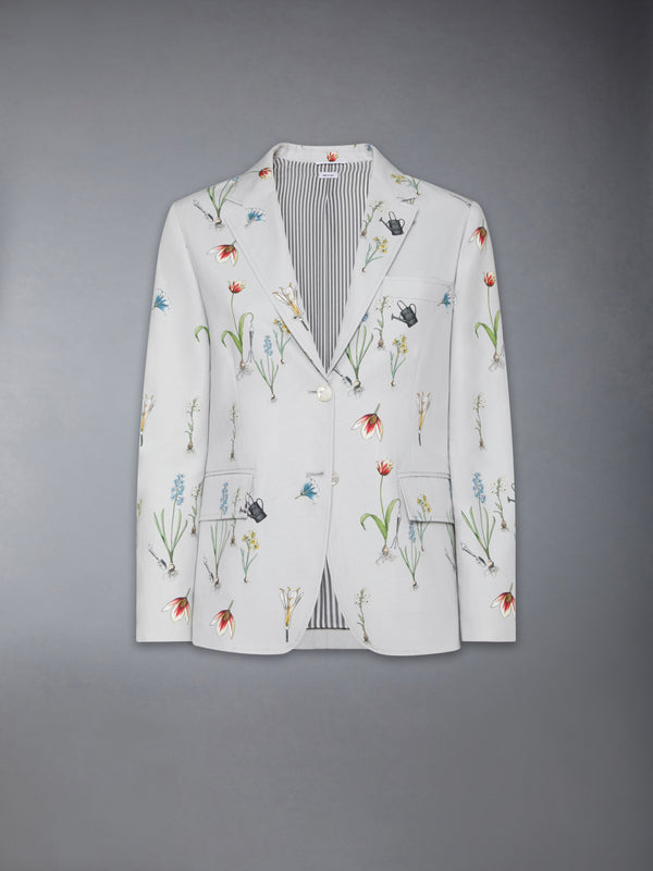 CLASSIC COTTON LINEN BOTANICAL FLOWER SPORT COAT - featured image