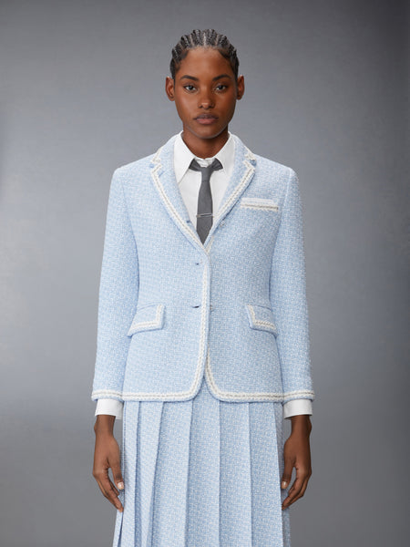 SOLID TWEED SPORTCOAT LIGHT BLUE