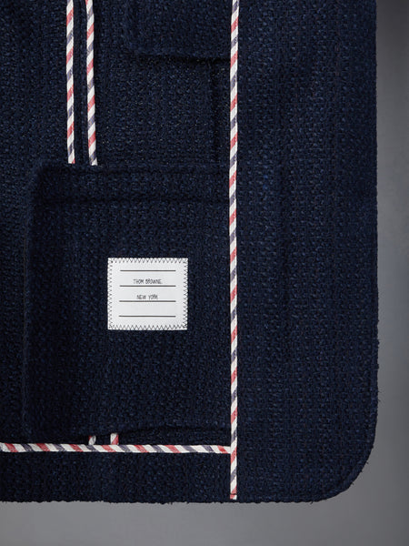 UNCONSTRUCTED RWB SOLID TWEED SPORTCOAT NAVY