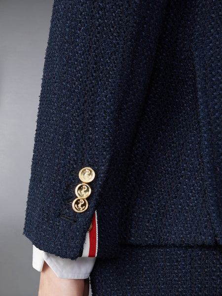 UNCONSTRUCTED RWB SOLID TWEED SPORTCOAT NAVY