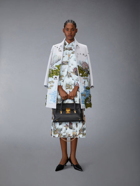 SCENIC TOILE SILK TWILL HIGH ARMHOLE SPORTCOAT MULTI