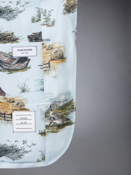 SCENIC TOILE SILK TWILL HIGH ARMHOLE SPORTCOAT MULTI