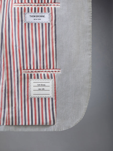 CORDUROY HIGH ARMHOLE ARMBAND SPORT COAT LT GREY