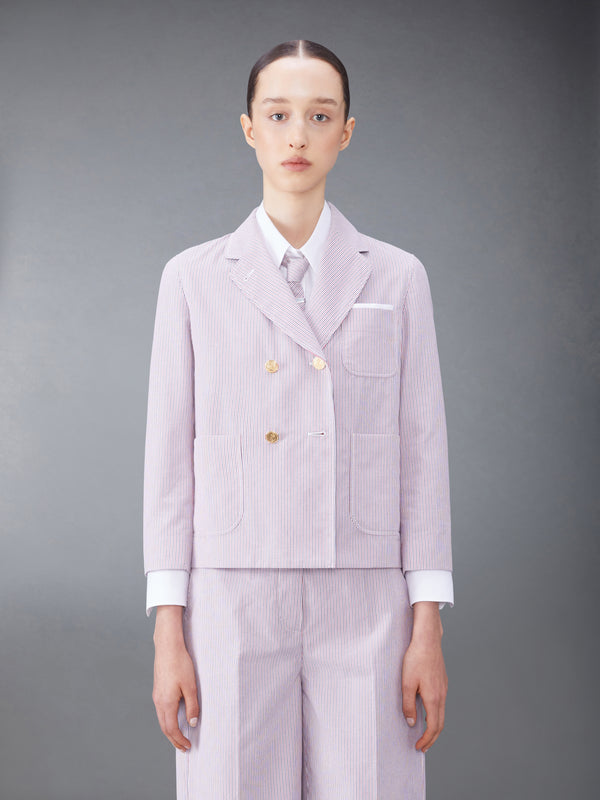 DOBBYCORD CROPPED SACK SPORT COAT - featured image