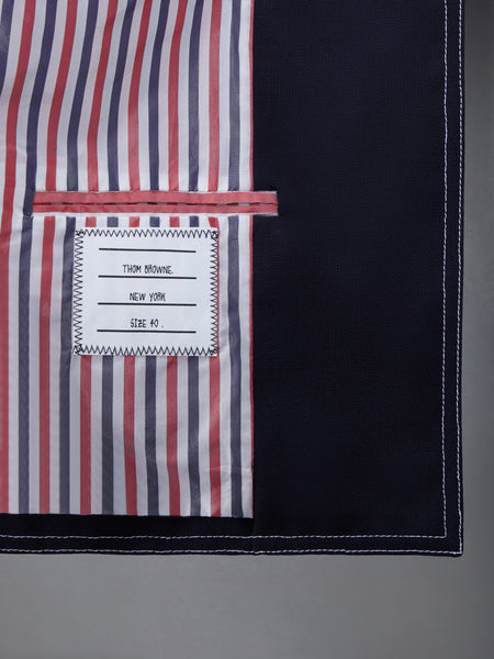 FRESCO BOX PLEAT CARDIGAN JACKET NAVY