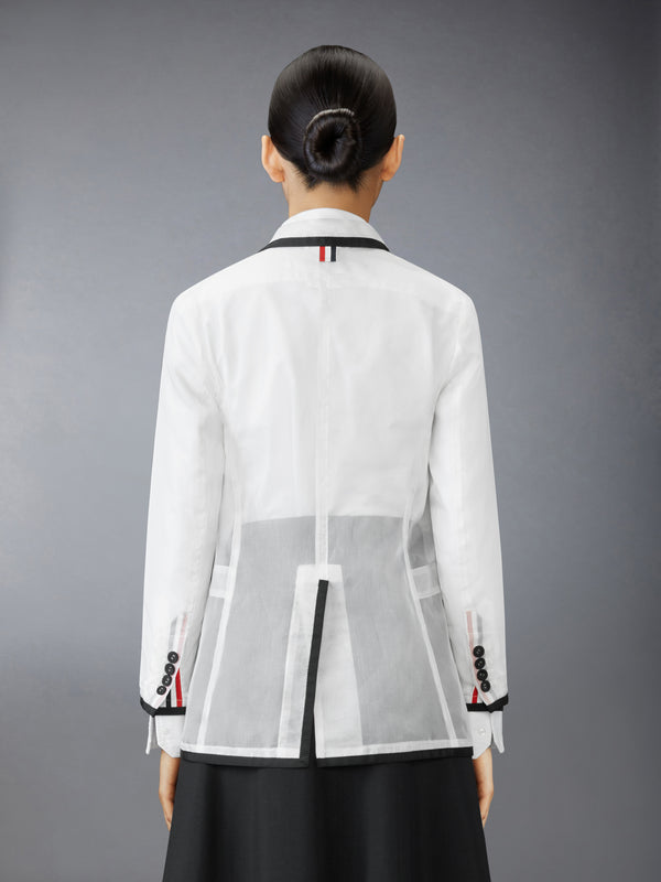 SILK ORGANZA ELONGATED JACKET - image 2