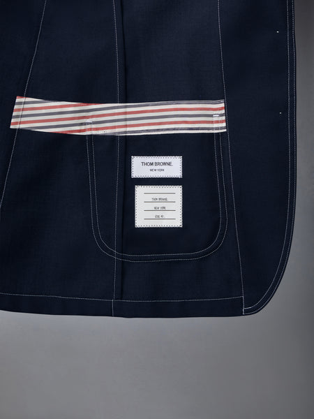 SCHOOL UNIFORM PATCH POCKET JACKET NAVY