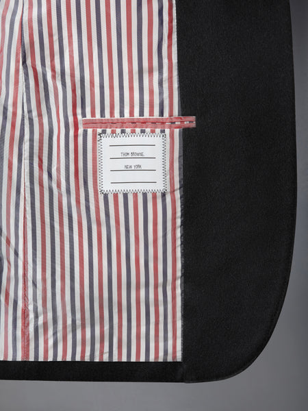 CASHMERE WOOL AND SILK 2-IN-1 SPORTCOAT BLACK