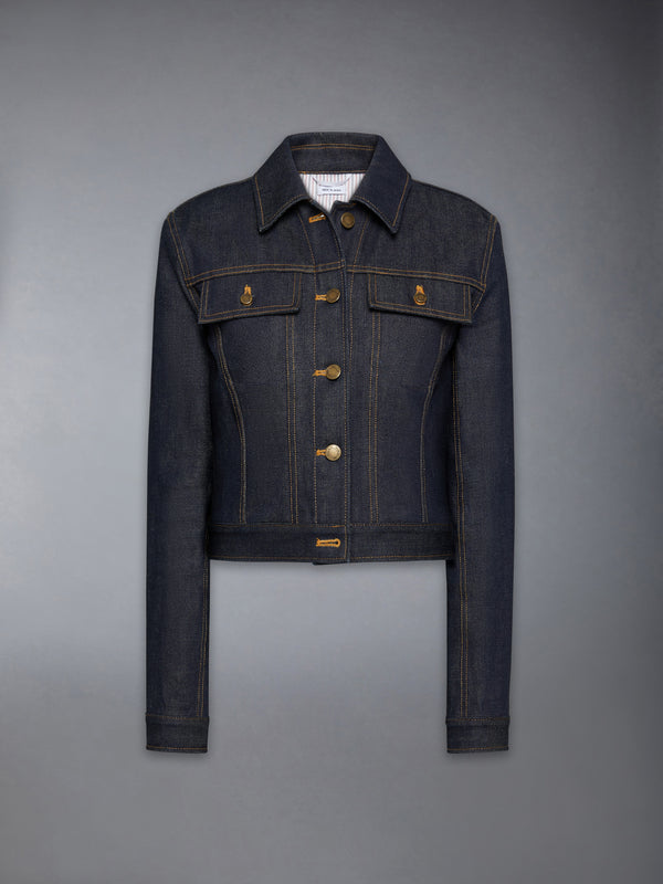 SELVEDGE DENIM SHRUNKEN  JACKET - featured image