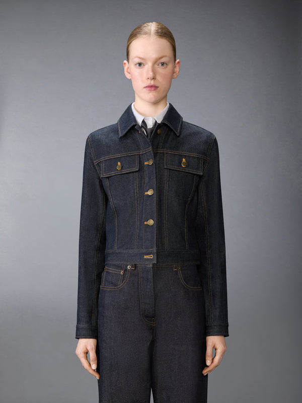 SELVEDGE DENIM SHRUNKEN  JACKET - image 1