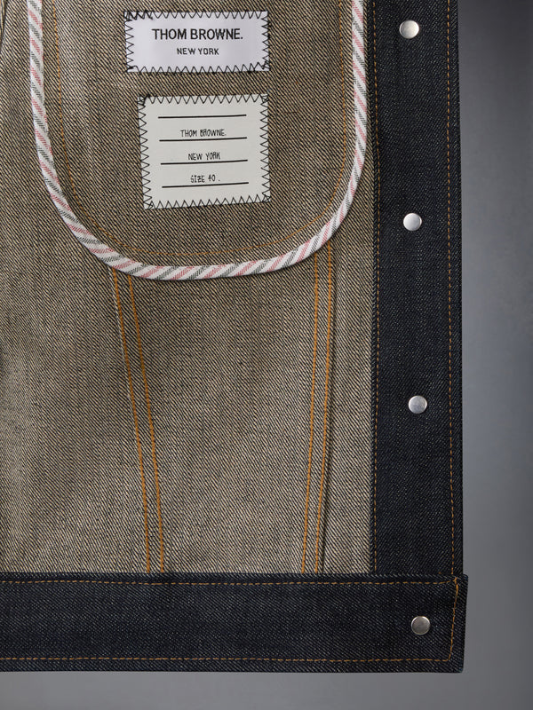 SELVEDGE DENIM SHRUNKEN  JACKET - image 4