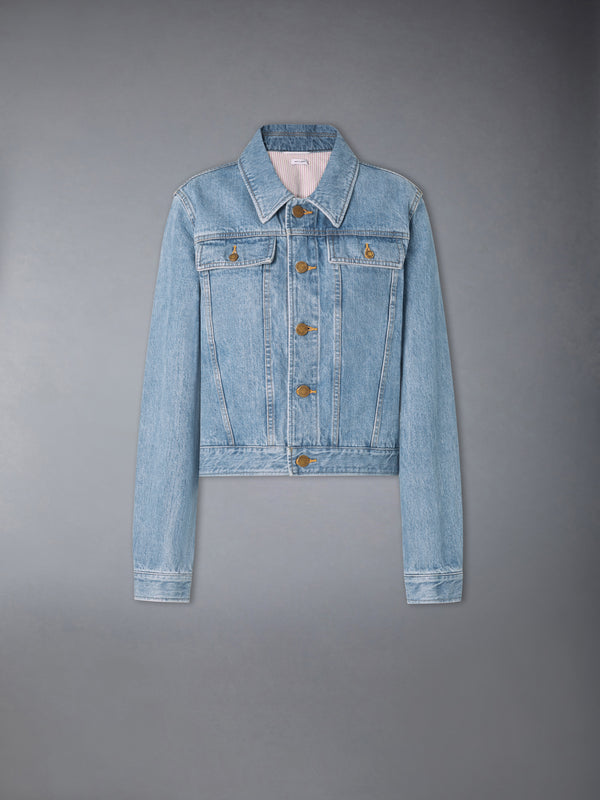 SHRUNKEN SELVEDGE DENIM JACKET - featured image