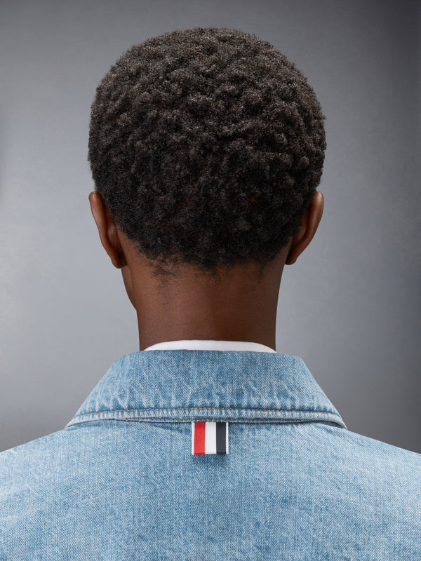 SHRUNKEN SELVEDGE DENIM JACKET - image 4