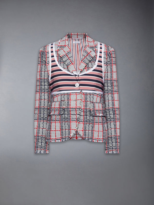 SUMMER TWEED TROMPE L’ŒIL BIKINI FRAY EDGE SPORTCOAT - featured image