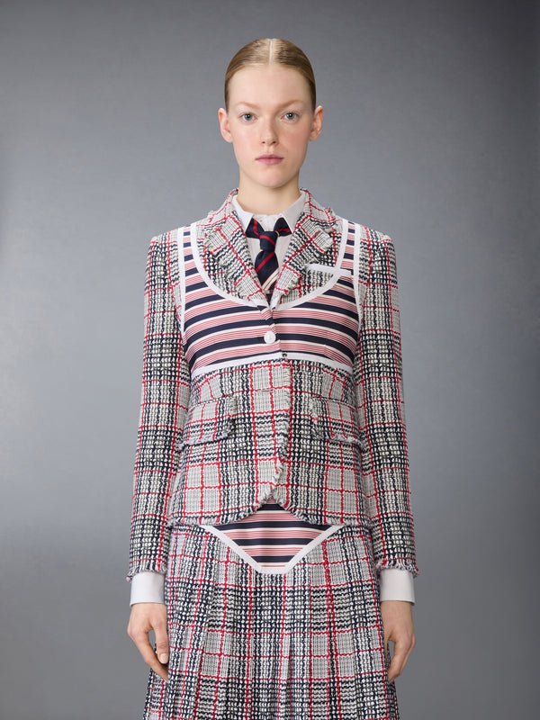 SUMMER TWEED TROMPE L’ŒIL BIKINI FRAY EDGE SPORTCOAT - image 1