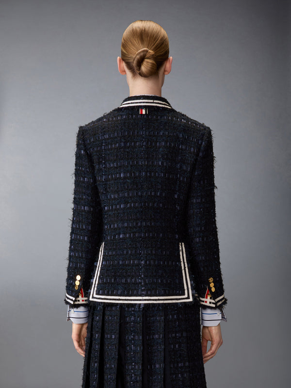 SATIN RIBBON TWEED UNCONSTRUCTED SPORTCOAT - image 2