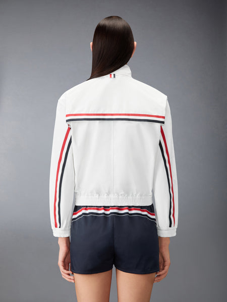 NYLON TECH TRACK JACKET WHITE
