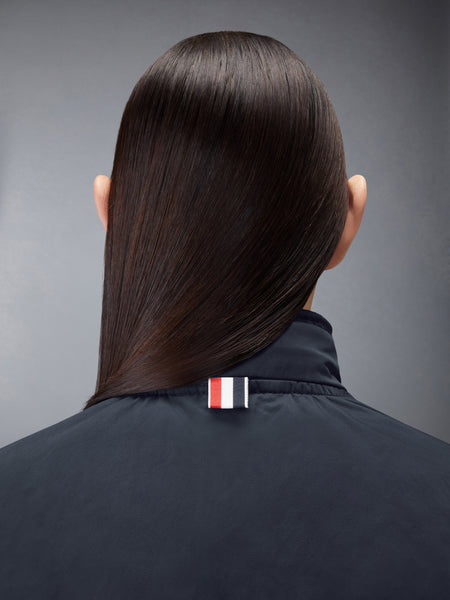 NYLON TECH TRACK JACKET NAVY