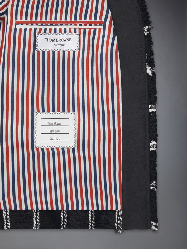 WINDOWPANE HOUNDSTOOTH TWEED CARDIGAN JACKET - image 5