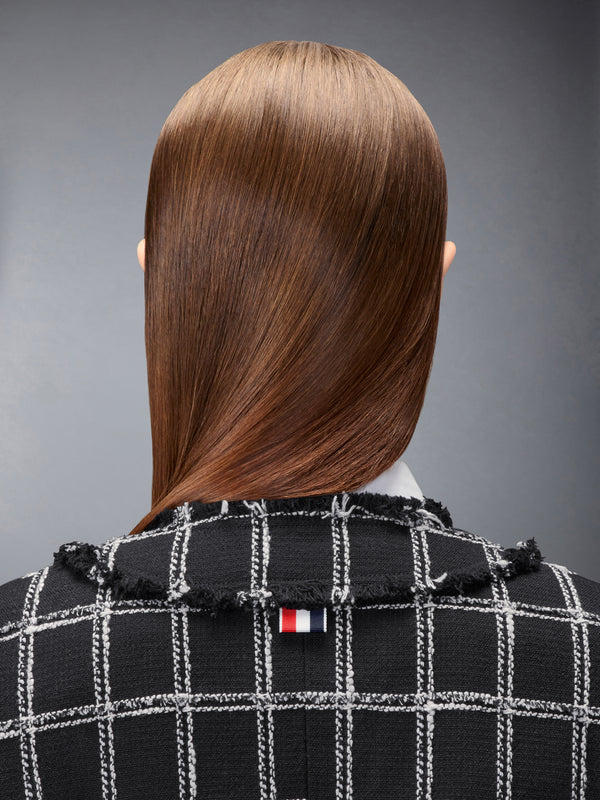 WINDOWPANE HOUNDSTOOTH TWEED CARDIGAN JACKET - image 6
