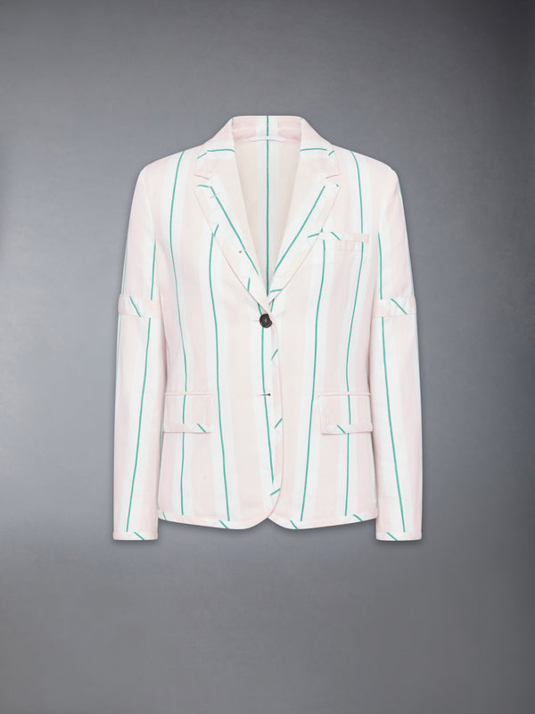 MADRAS COTTON REPP STRIPE RELAXED SPORTCOAT - featured image