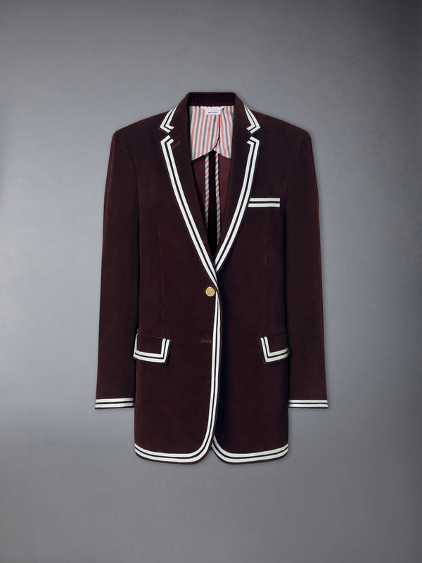 CORDUROY SPORTCOAT WITH GROSGRAIN FRAMING - featured image