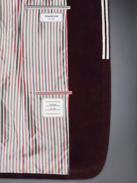 コーデュロイ スポーツコート バーガンディー