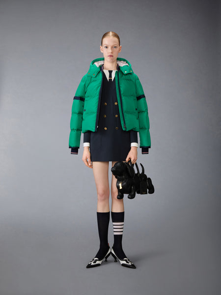 CORDURA DOWN FILLED JACKET WITH ARMBANDS GREEN