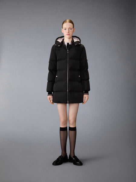 POLY TECH DOWN FILLED PARKA WITH ARMBANDS BLACK